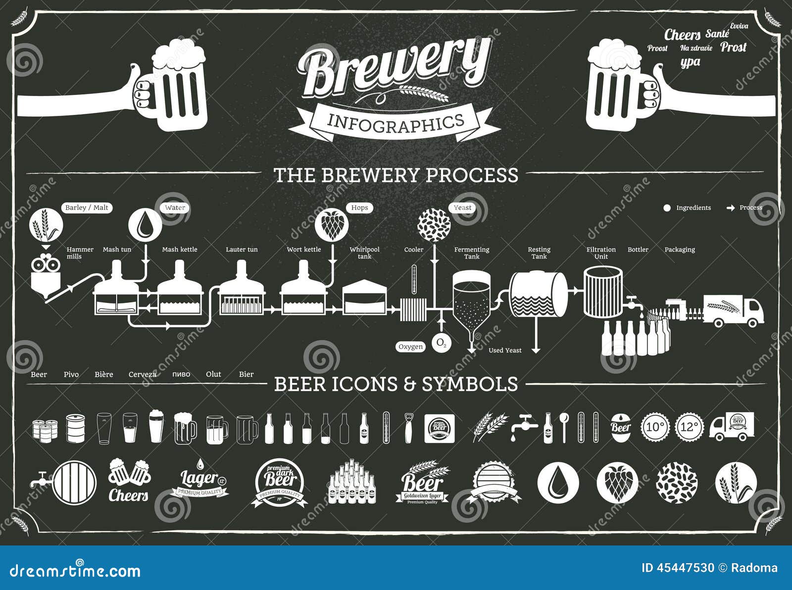 brewery infographics - beer s