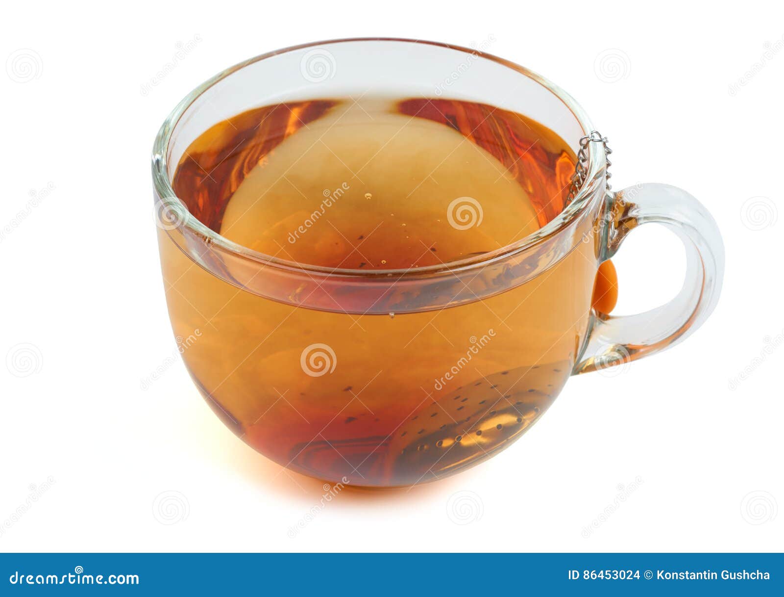 Brewing black tea stock photo. Image of view, strainer 86453024
