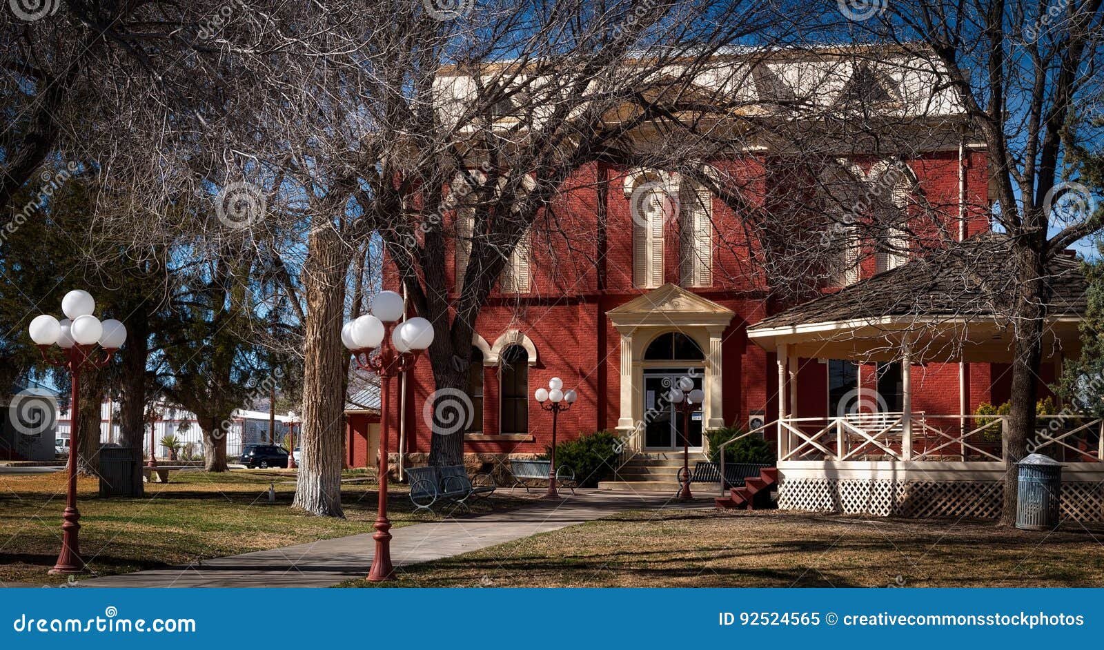 The Brewster County Courthouse In Alpine Picture. Image 92524565