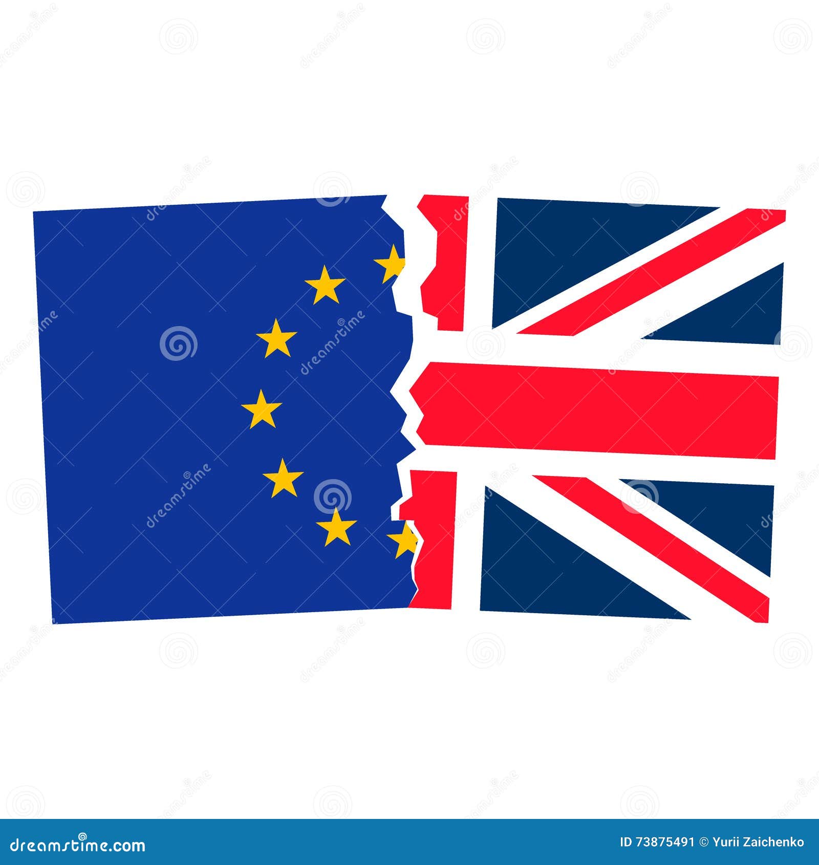 EU Union Jack Flag Fridge Magnet Brexit European Union British UK Gift #8430
