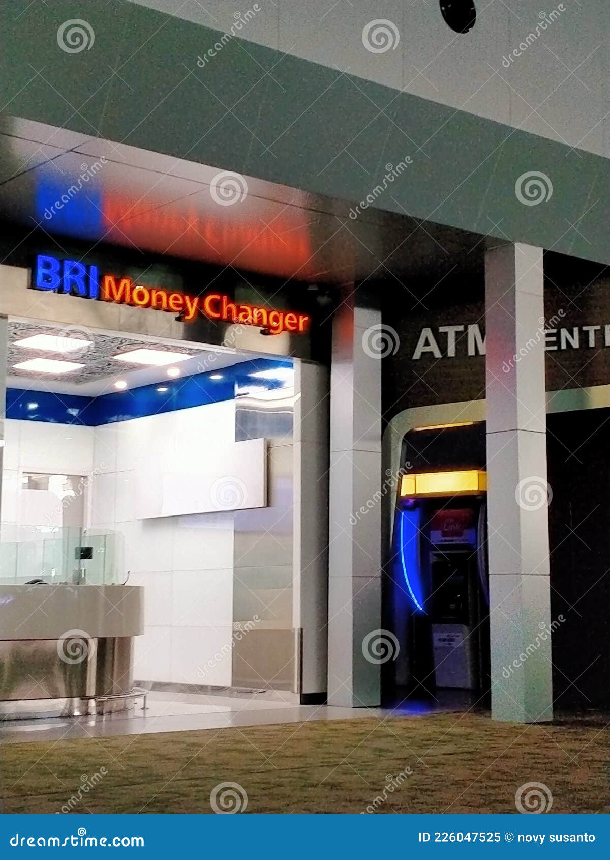 Bank bri money changer editorial image. Image of money 226047525