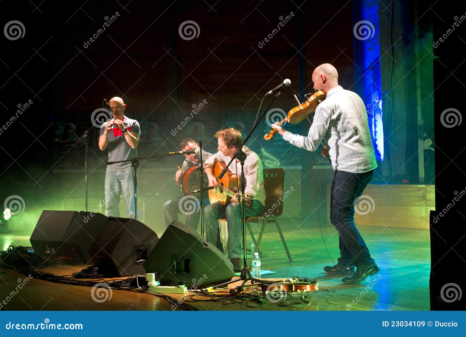Brian Finnegan Band in Concert Editorial Stock Image Image of