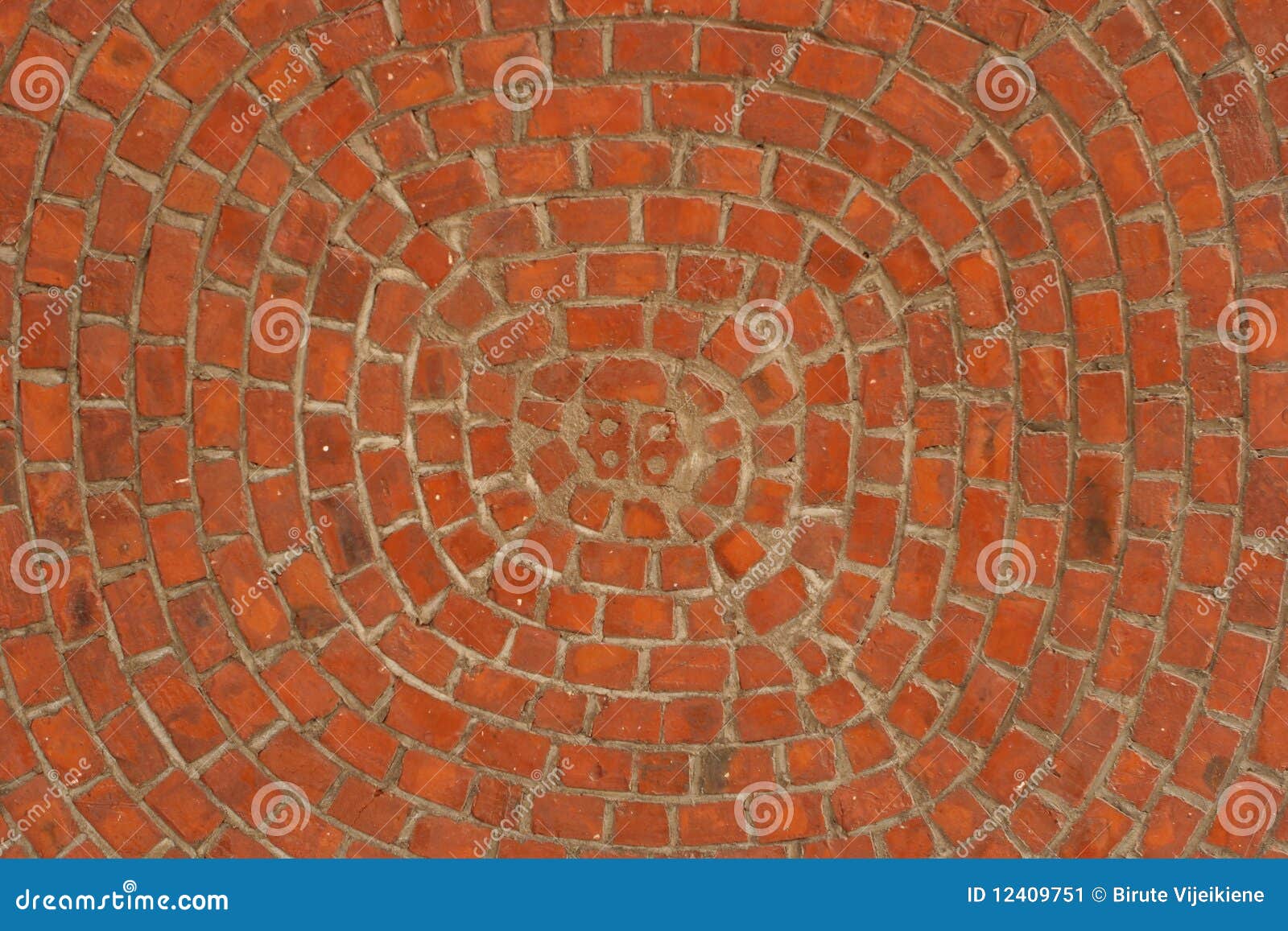 Brick ceiling stock image. Image of center, wall, concentric 12409751