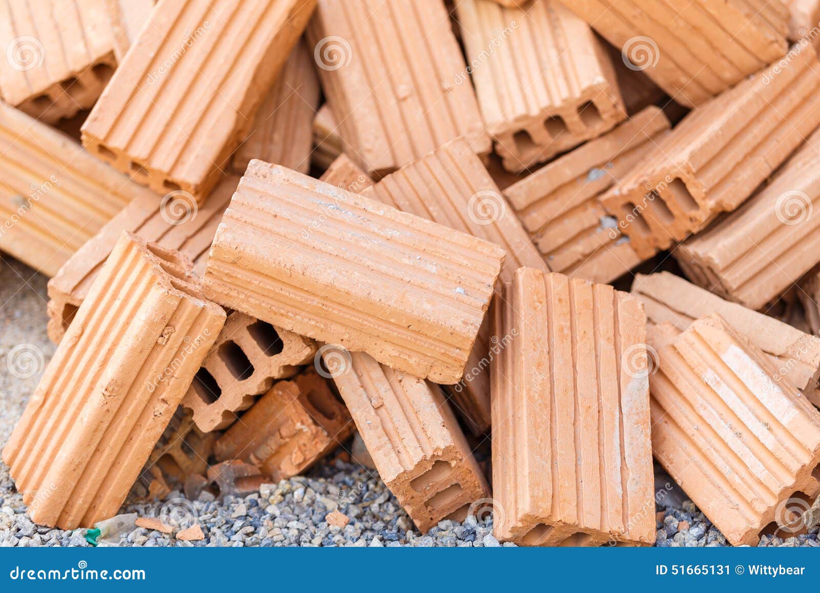 Brick for Construction Work Stock Image Image of site, brickwork