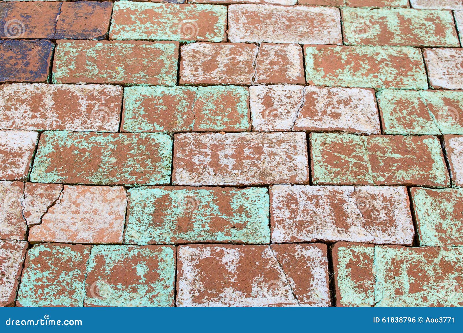 Brick floors colors. stock photo. Image of architecture 61838796