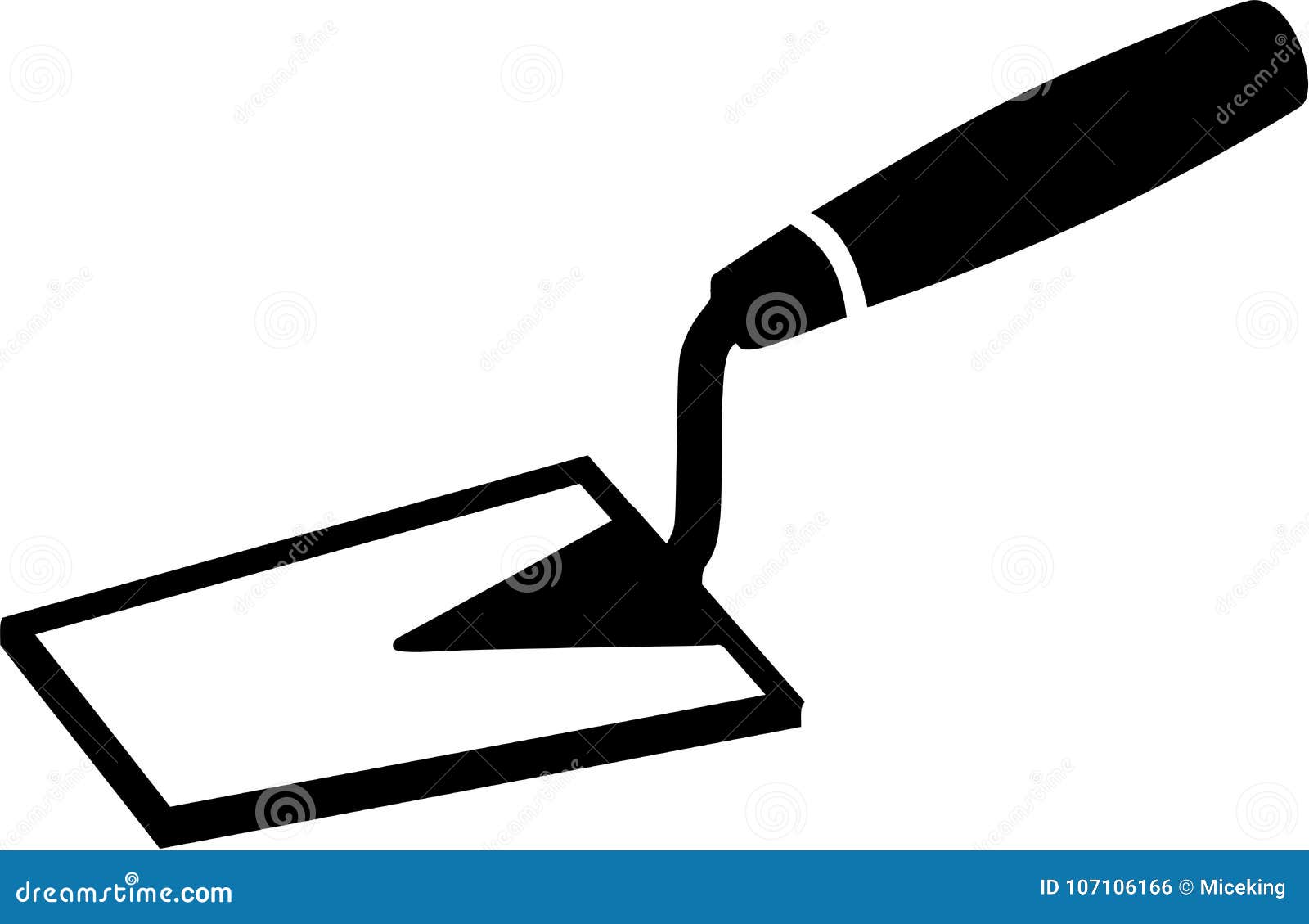 Brick Layer Tools Trowel stock vector. Illustration of logo 107106166