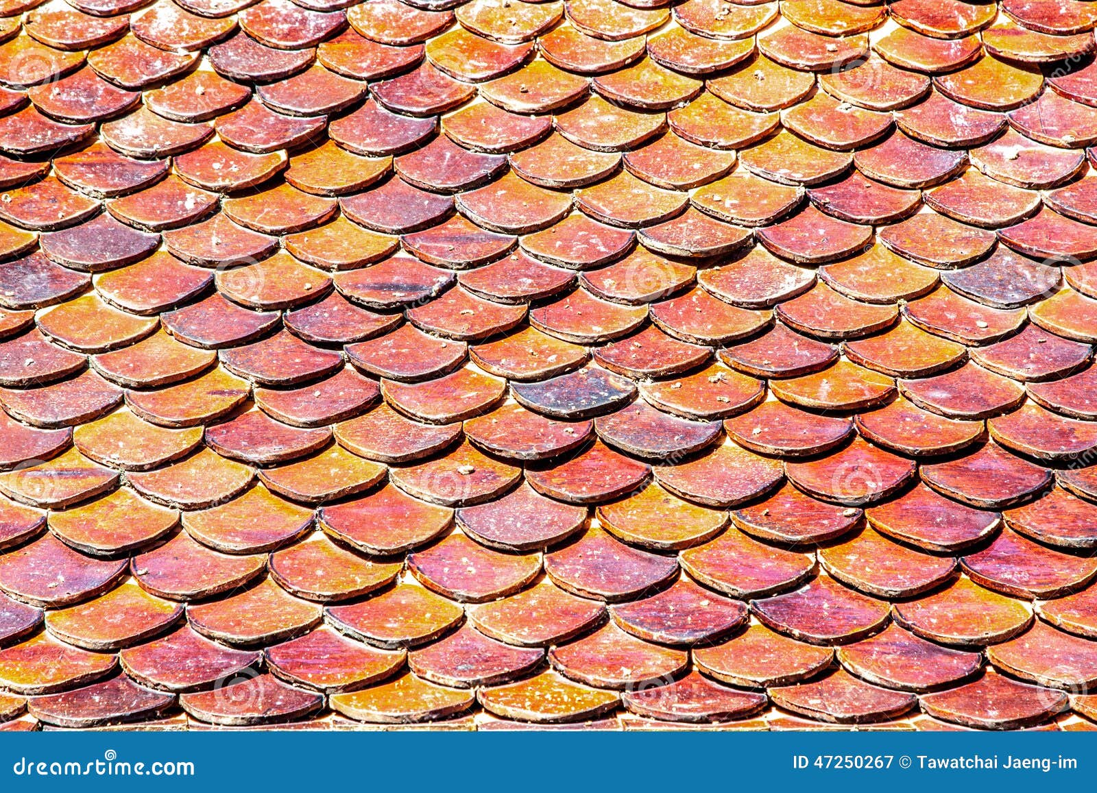 Brick roof tiles stock image. Image of pattern, frame 47250267