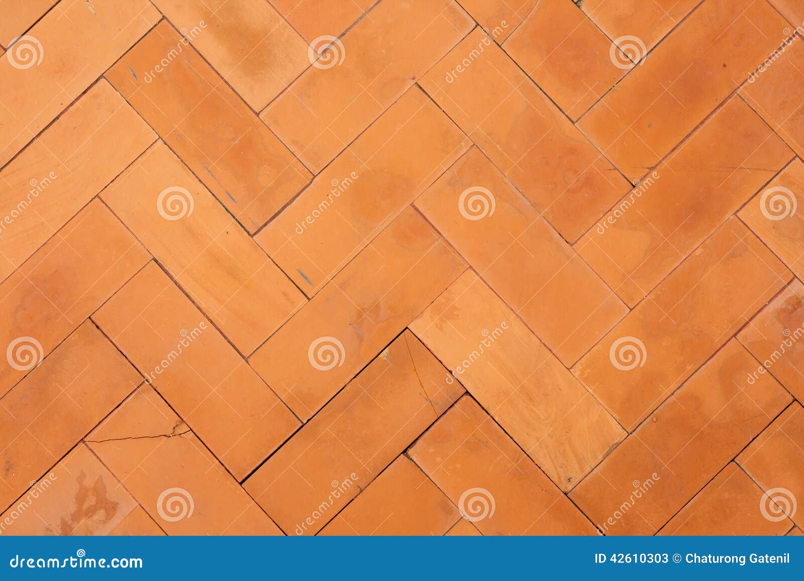 Brick Tiles Floor Pattern Stock Image Image Of Detail 42610303