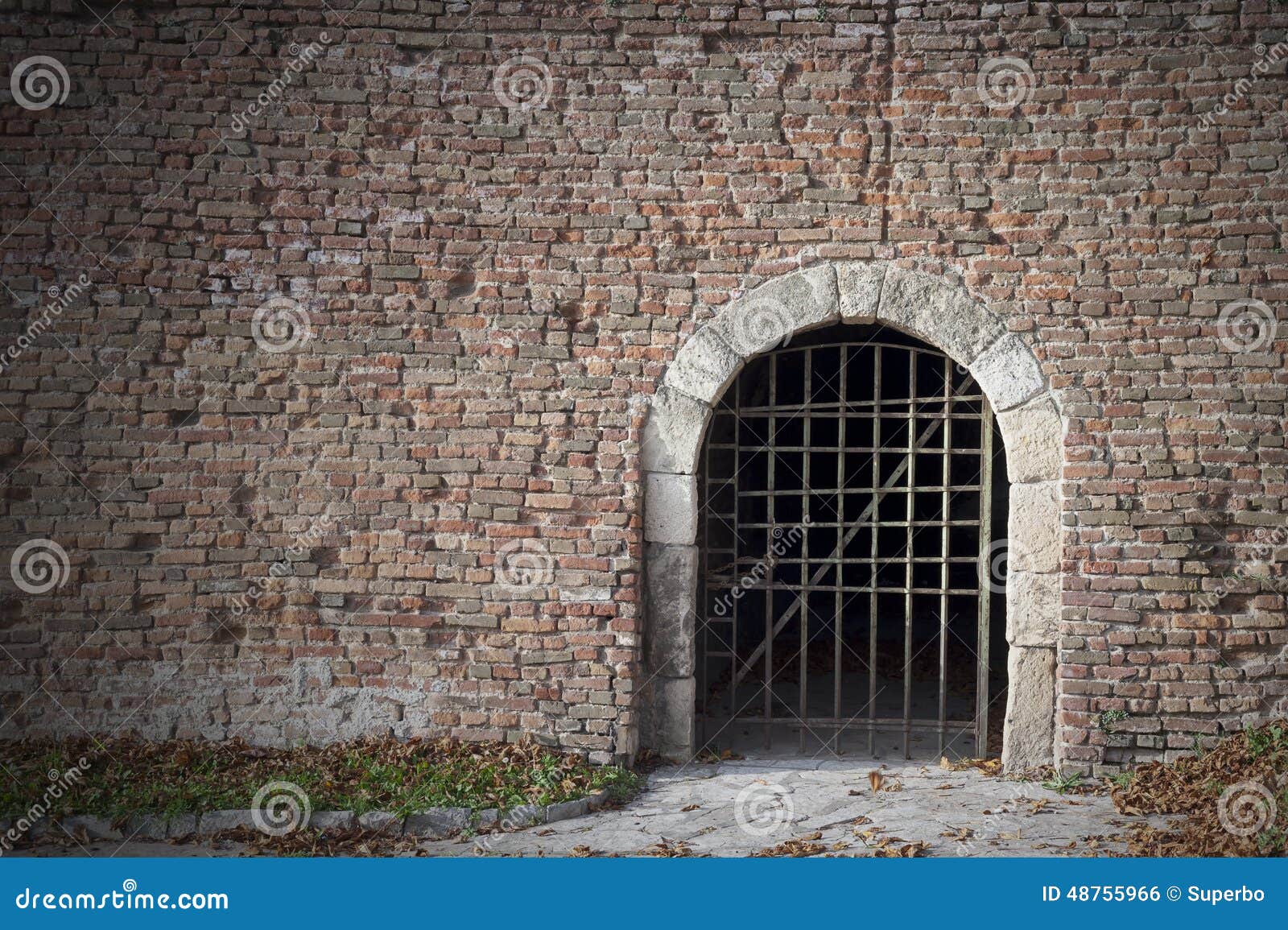 Brick Wall Background stock photo. Image of history, castle 48755966