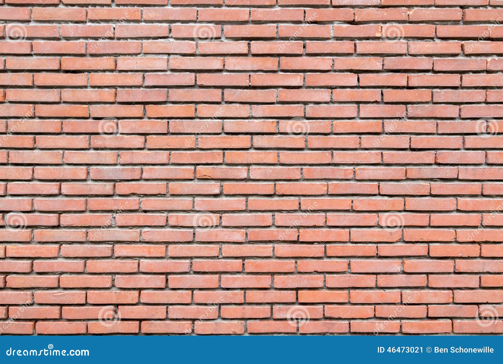 Brick Wall with Cement Joints Stock Image Image of brick