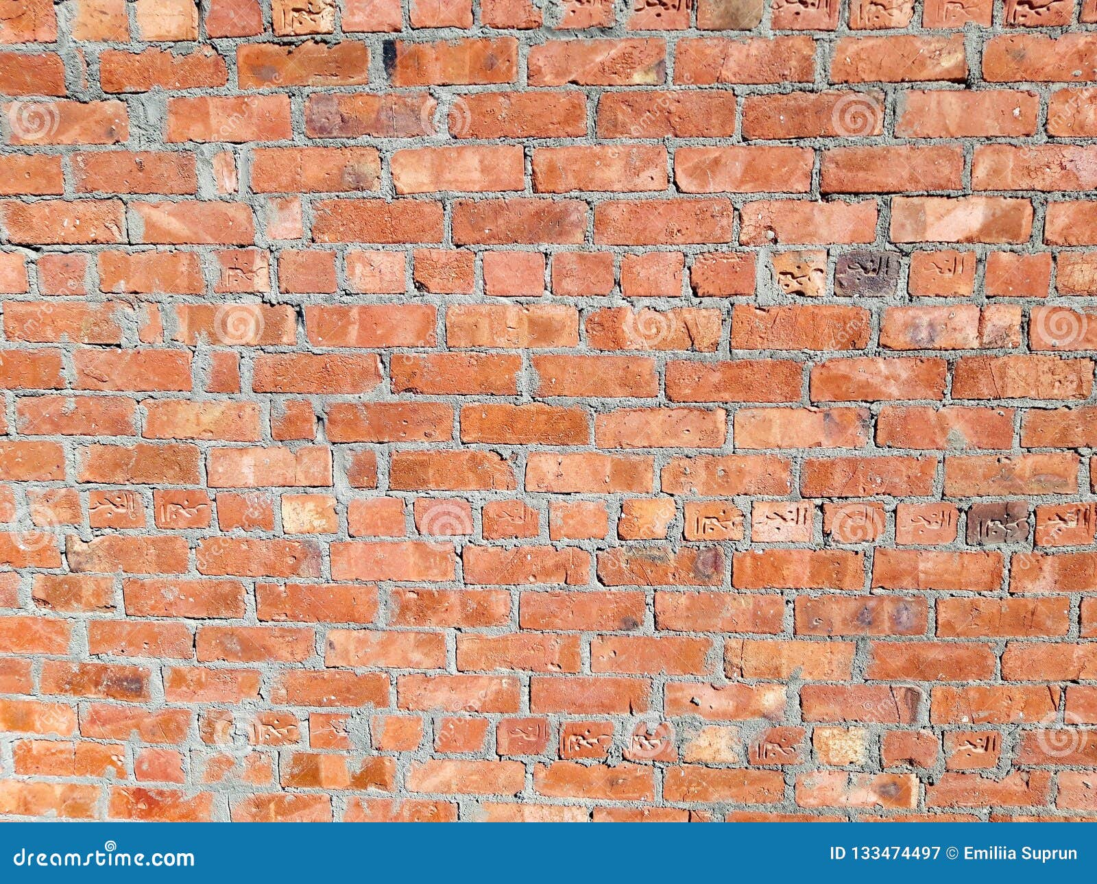 Brick wall stock image. Image of bricks, yellow, brick 133474497