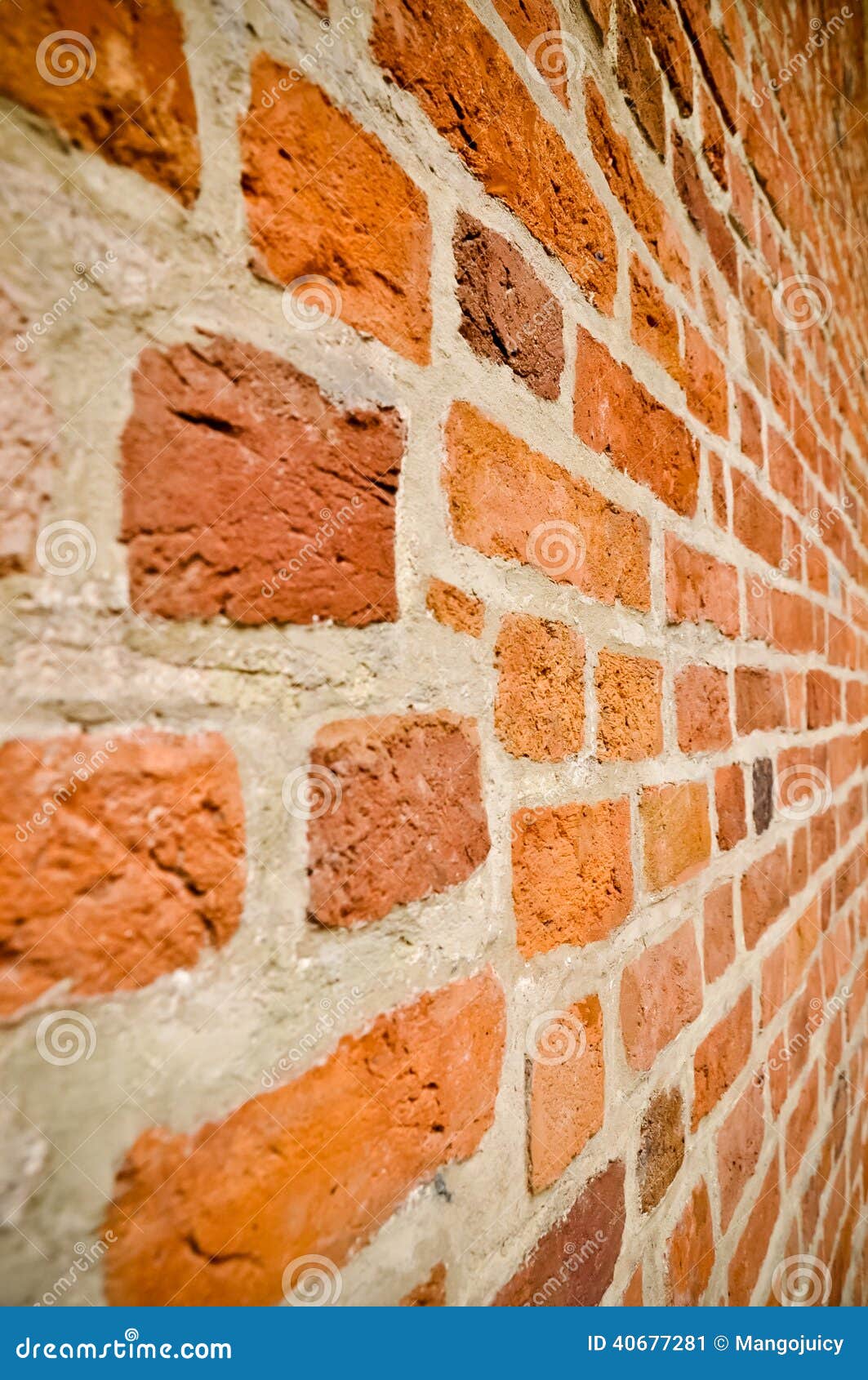 Brick wall perspective stock image. Image of perspective 40677281