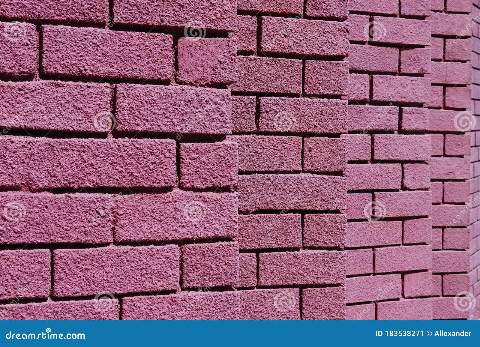 Brick Wall Painted in Purple Stock Image Image of building, painted