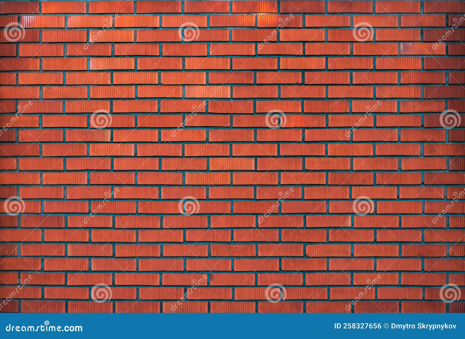 Brick Wall with Red Brick, Red Brick Background. Stock Photo Image of