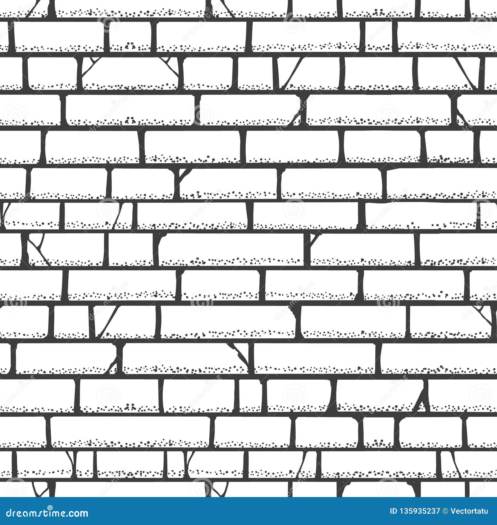 Brick wall sketch pattern stock vector. Illustration of construction