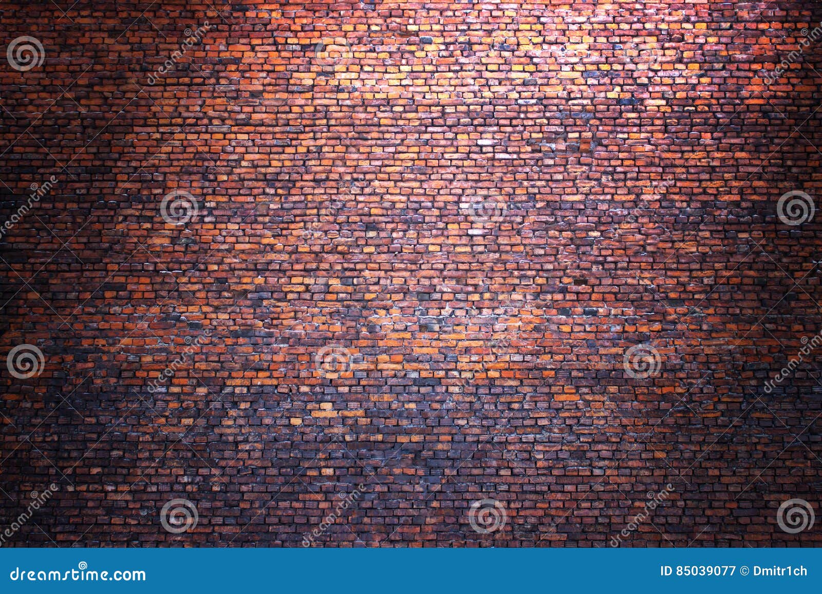 Brick Wall Street Background for Design, Texture of Old Brickwork Stock