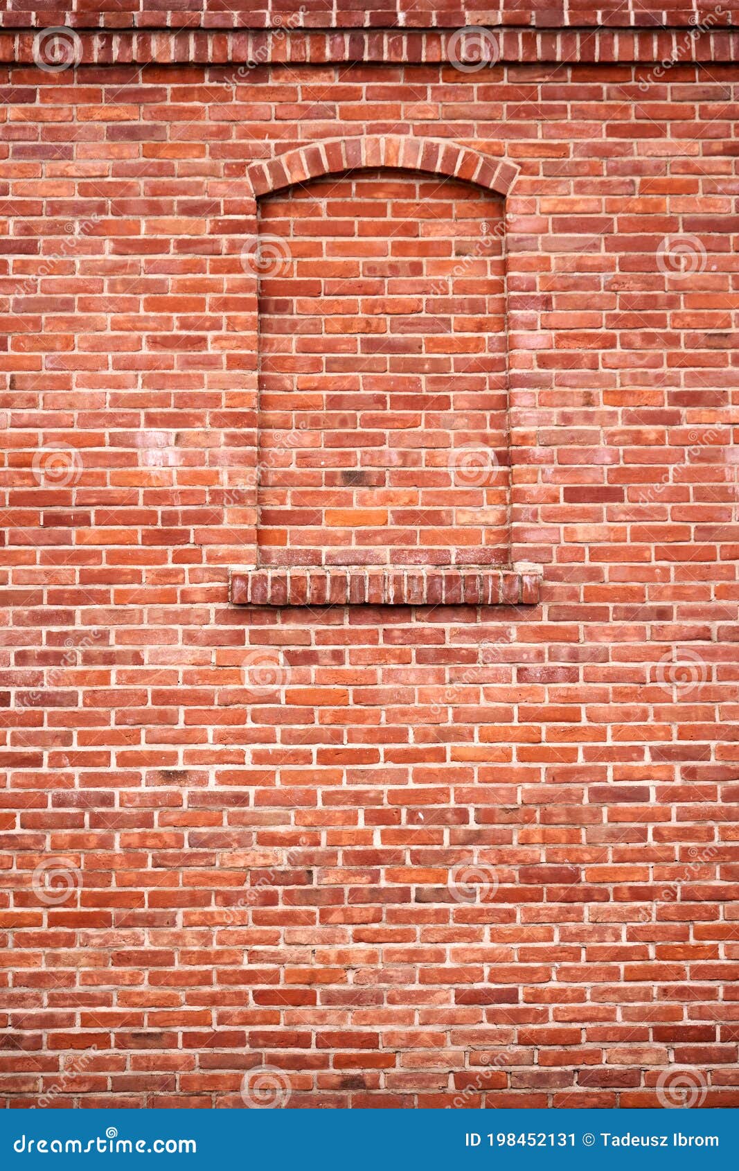 Bricked Window Stock Image Image Of Bricked Background 198452131