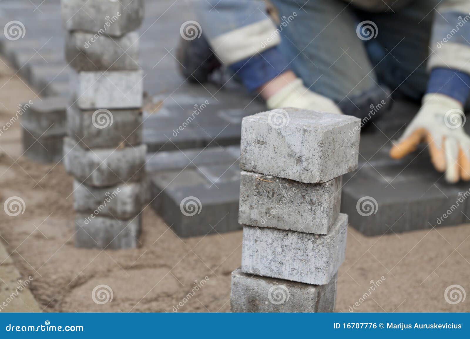Bricklayer stock photo. Image of workman, tools, filler 16707776