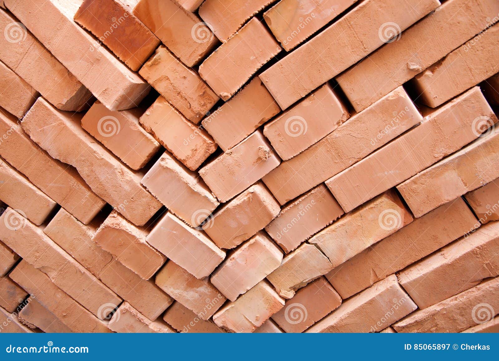 Bricks on pallet stock image. Image of industrial, pattern - 85065897