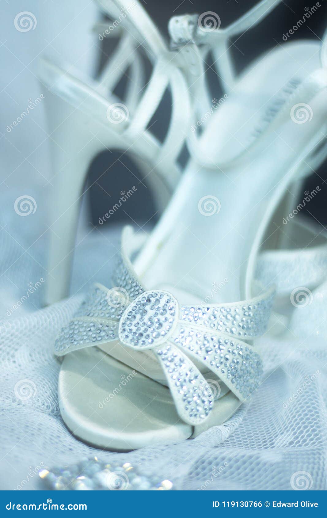 Bridal Shop Brides Heel Shoes Stock Photo - Image of female, elegance ...