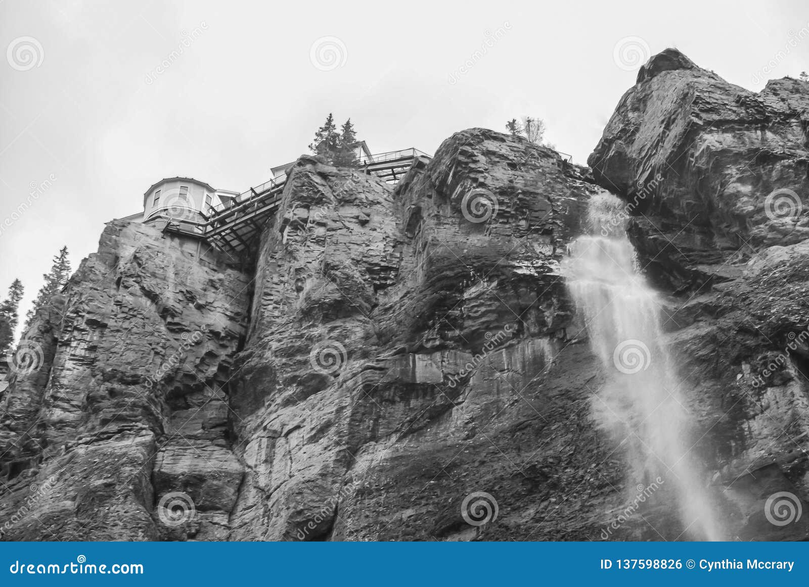 Bridal Veil Falls In Telluride Colorado Stock Photo Image Of Tallest Waterfall