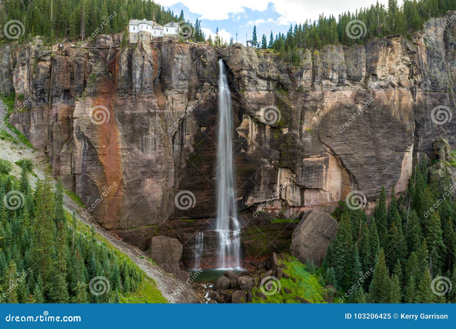 Bridal Veil Falls Telluride Colorado Stock Image Image Of Colorado States