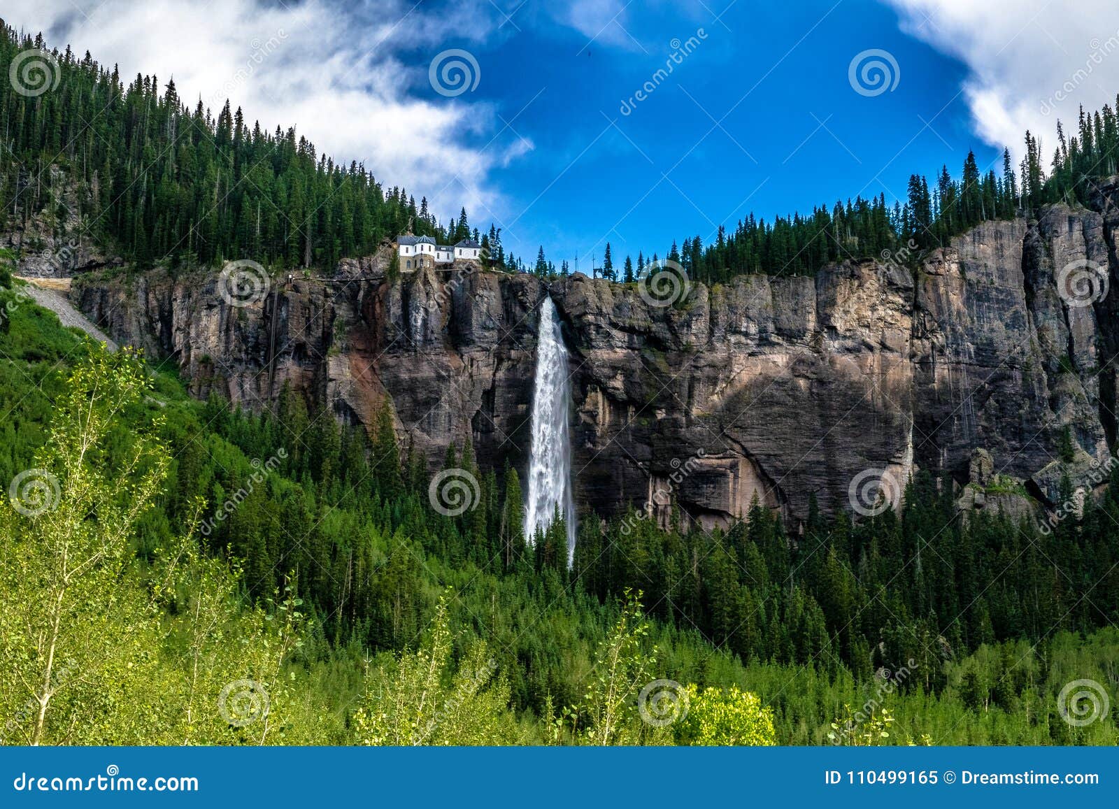 Bridal Veil Falls In Telluride Colorado Stock Image Image Of Bridal Mountain