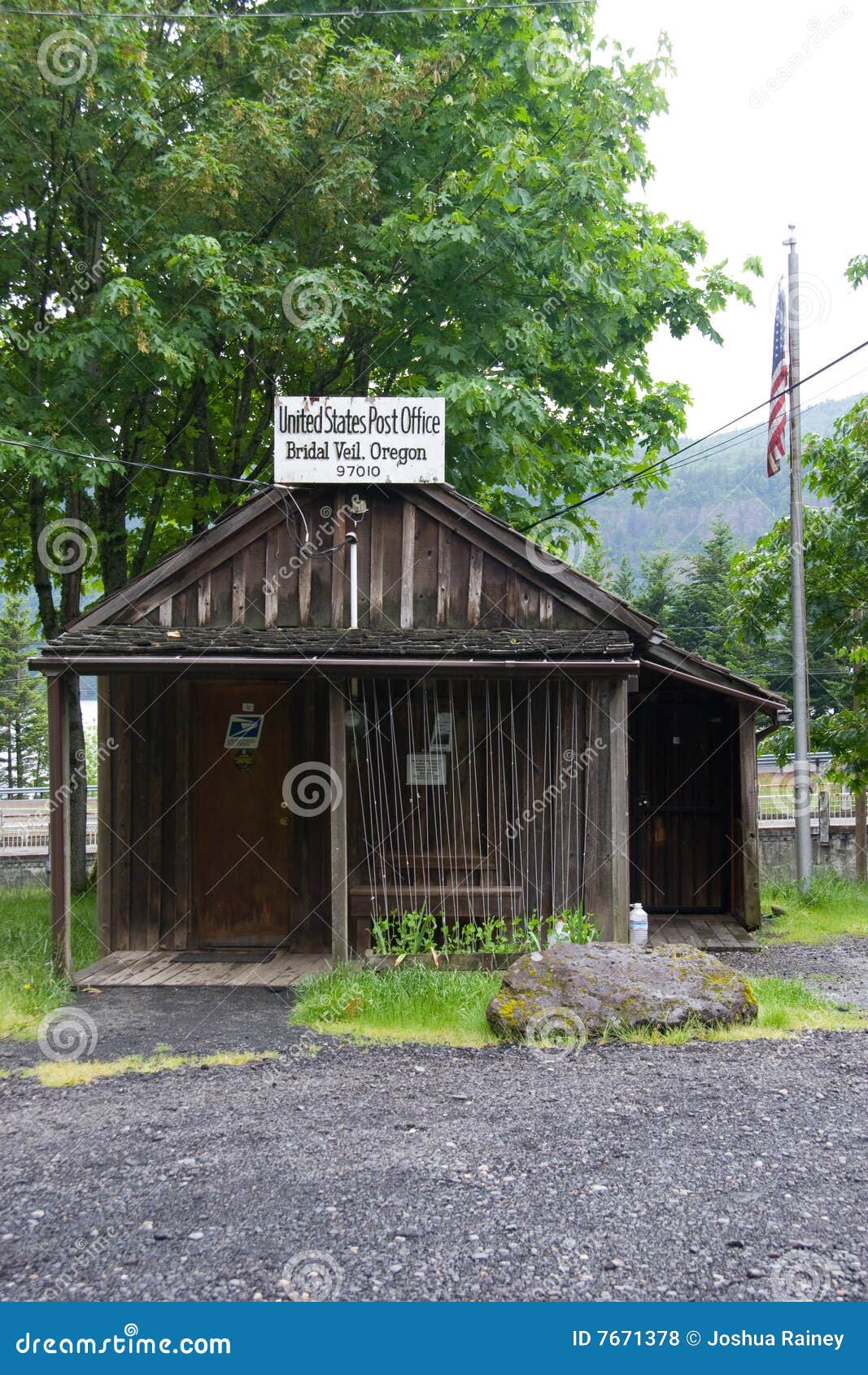 Bridal Veil Post Office stock photo. Image of functional 7671378