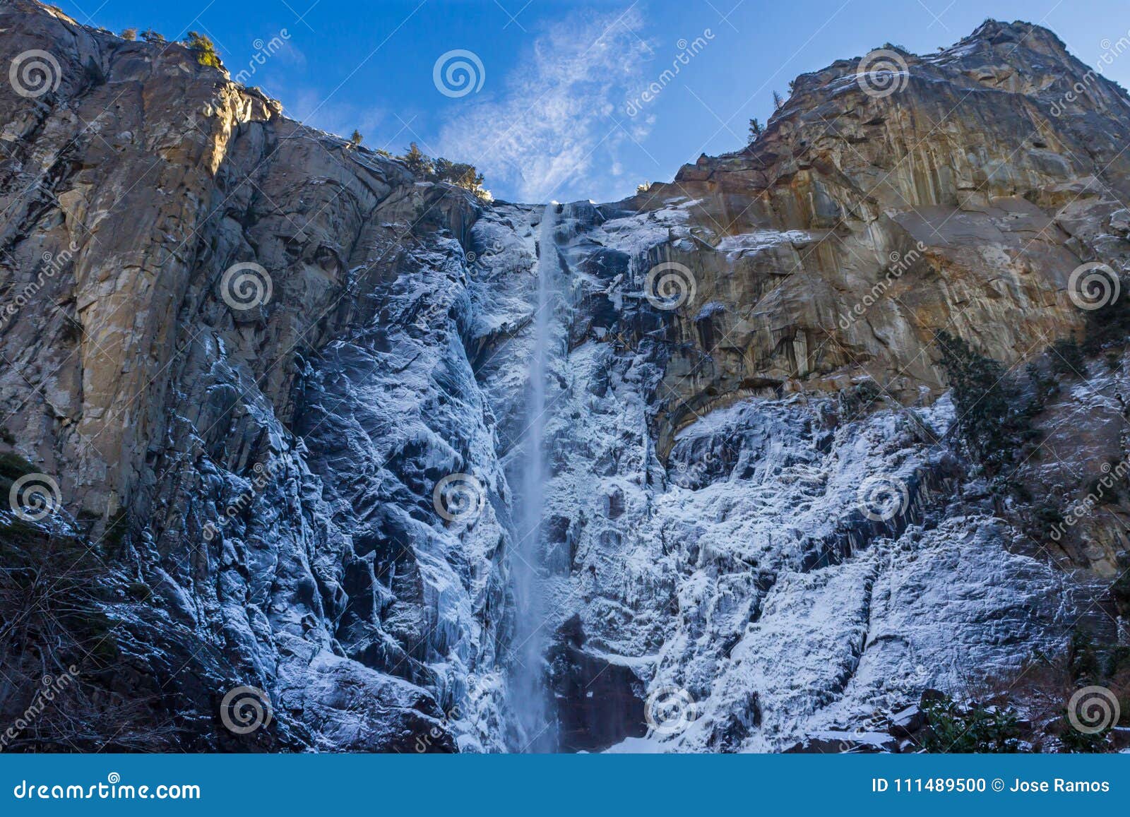 Bridalveil Waterfall At Yosemite Park Stock Photo Image Of Freeze Rock Bridalveil Waterfall At Yosemite Park Stock Photo Image Of Freeze Rock