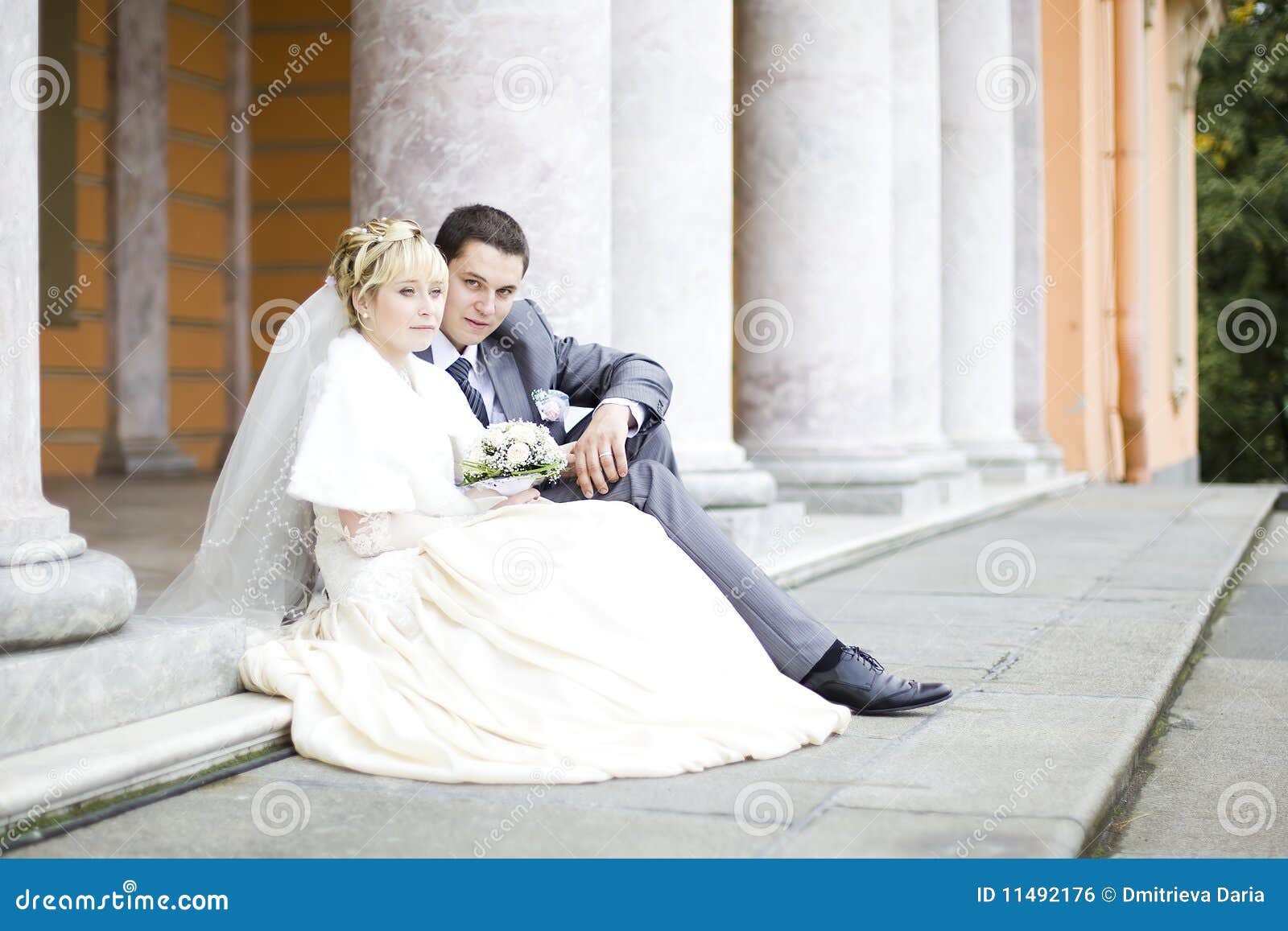 Bride & bridegroom stock photo. Image of sweet, bride 11492176