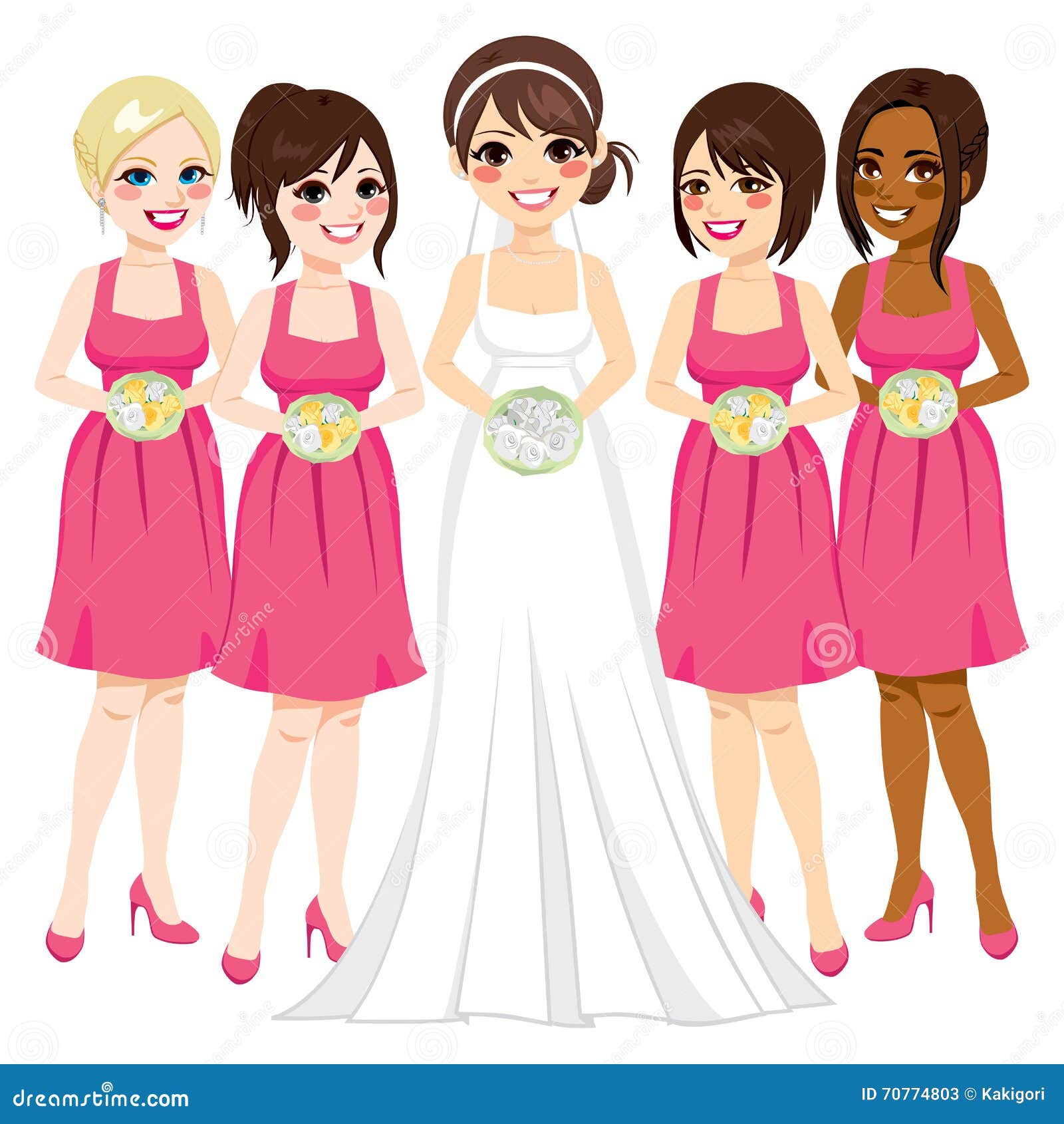 Bridesmaid Stock Illustrations – 4,473 Bridesmaid Stock Illustrations,  Vectors \u0026 Clipart - Dreamstime, image size:1600x1690
