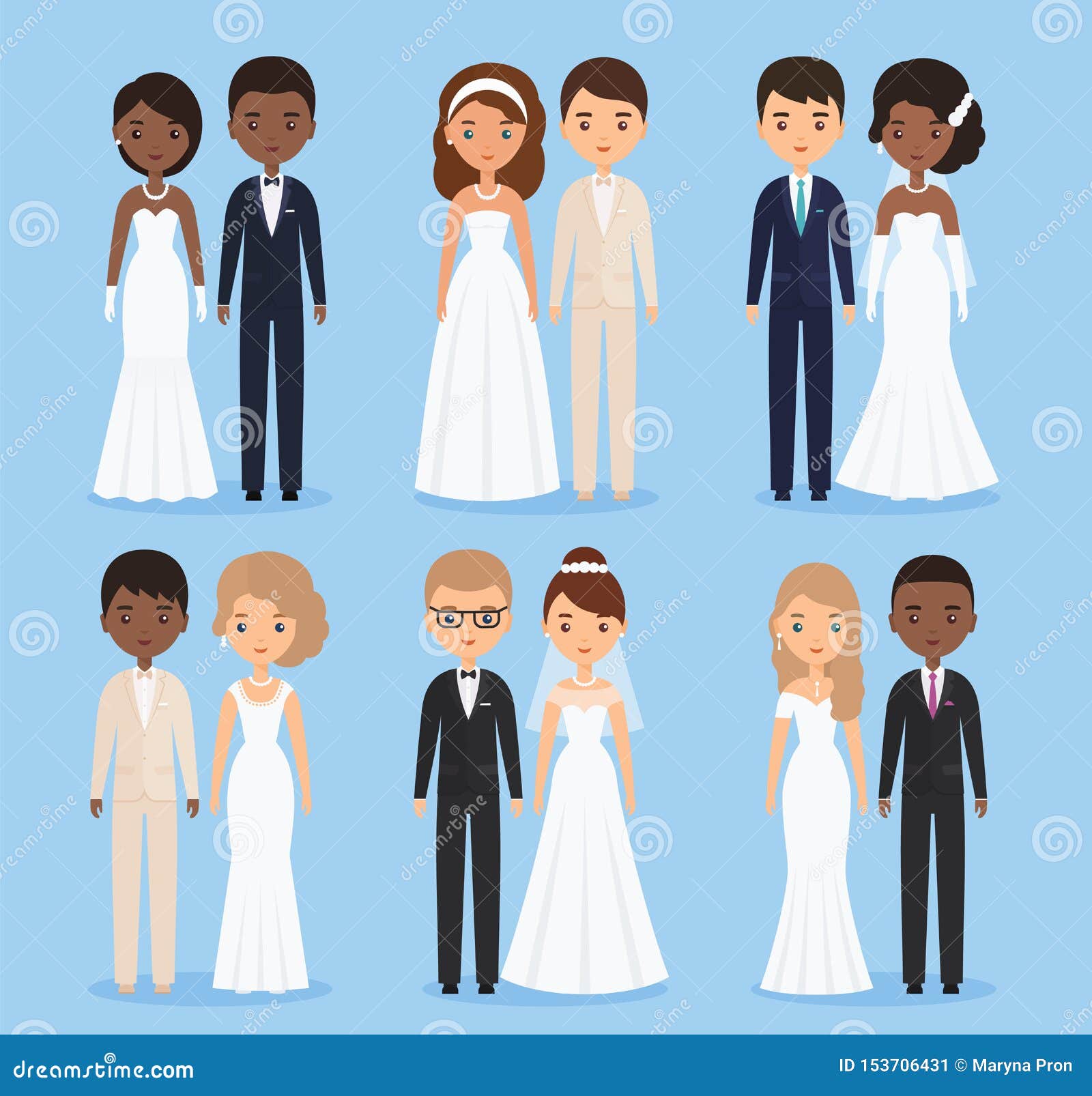 Bride and Groom Animated Characters. Vector Illustration Stock Vector - Illustration of couple, love: 153706431 Bride and Groom Animated Characters. Vector Illustration Stock Vector - Illustration of couple, love: 153706431