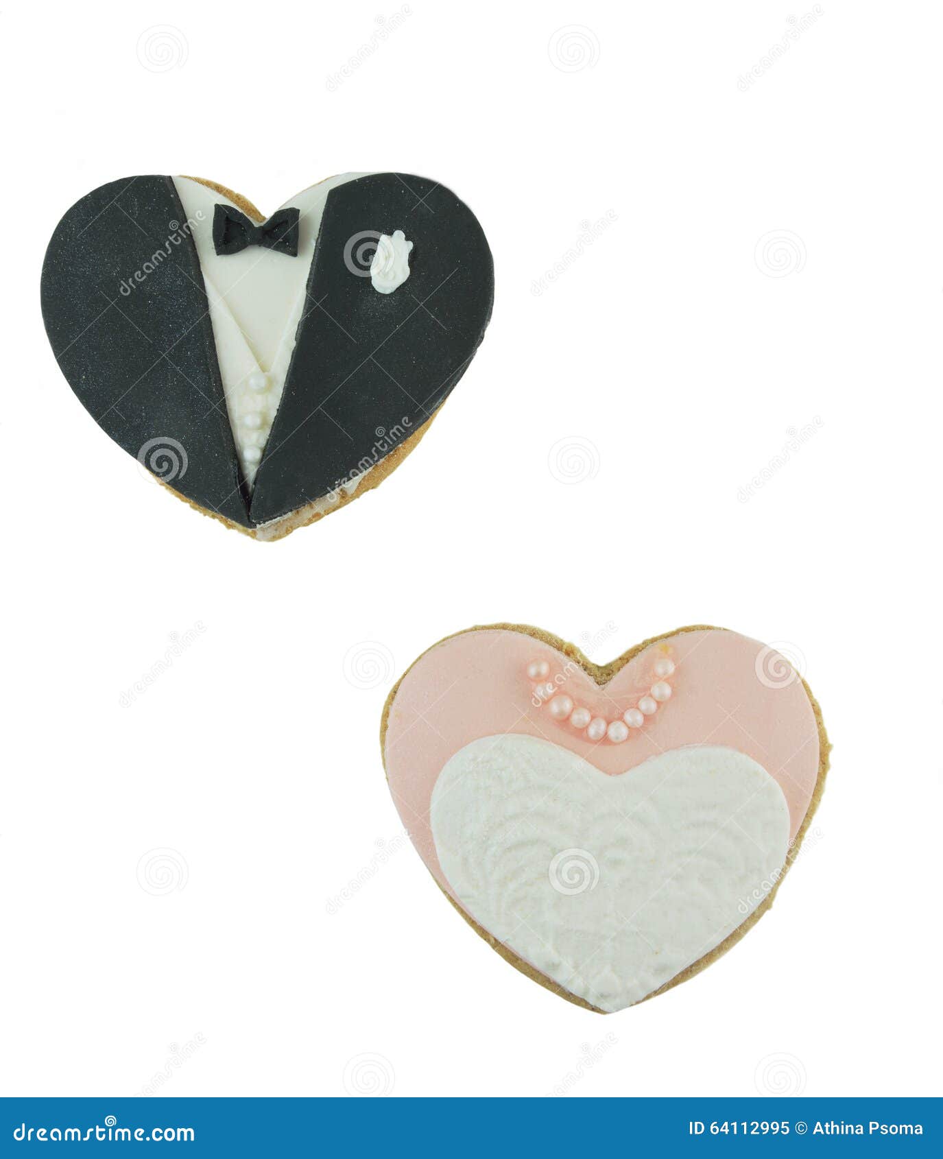 Bride And Groom Cookies Stock Image Image Of Marriage 64112995