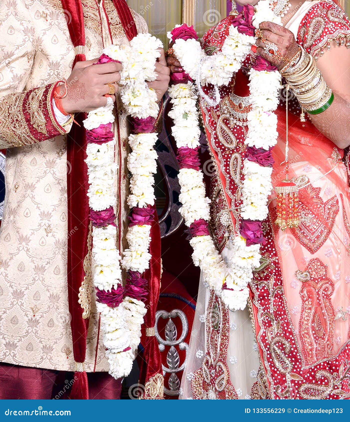 Bride and Groom at the Indian Wedding Garlands or Jaimala Ceremony Stock Image - Image of garlands, happy: 133556229 Bride and Groom at the Indian Wedding Garlands or Jaimala Ceremony Stock Image - Image of garlands, happy: 133556229