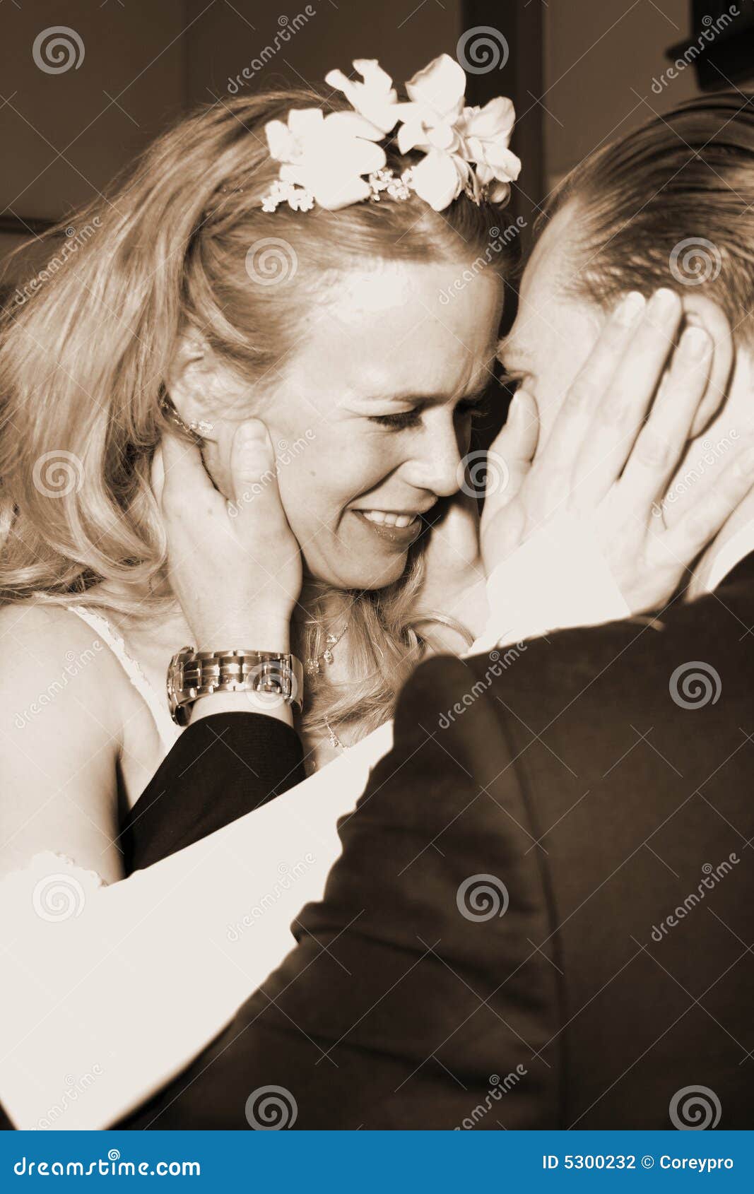 Bride and Groom Romance Passionate Embrace Stock Photo Image of