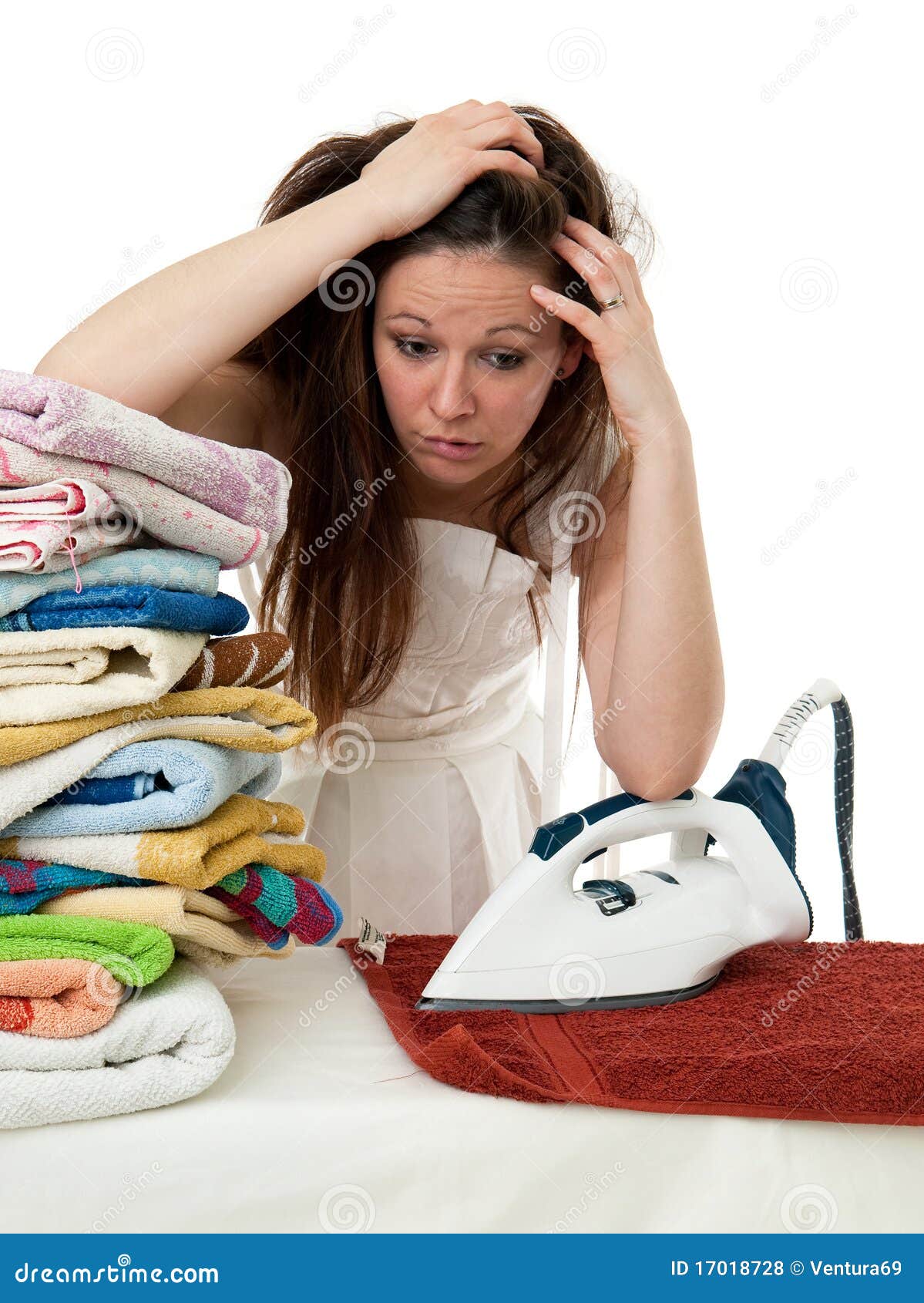 Bride with iron machine stock photo. Image of house, board 17018728