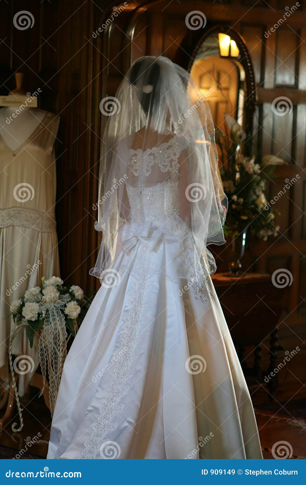bride in white