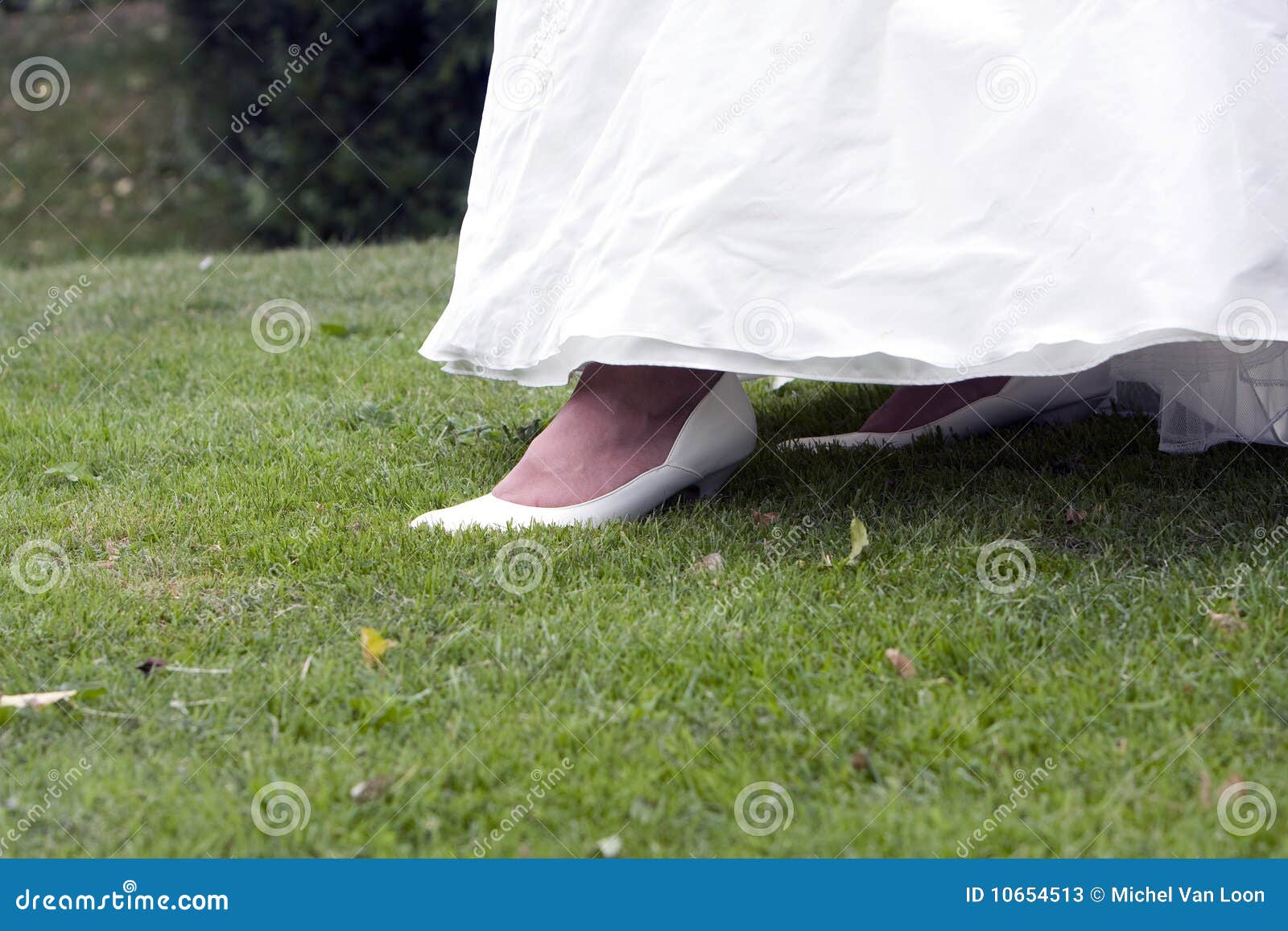 Brides feet stock image. Image of dress, special, wear - 10654513