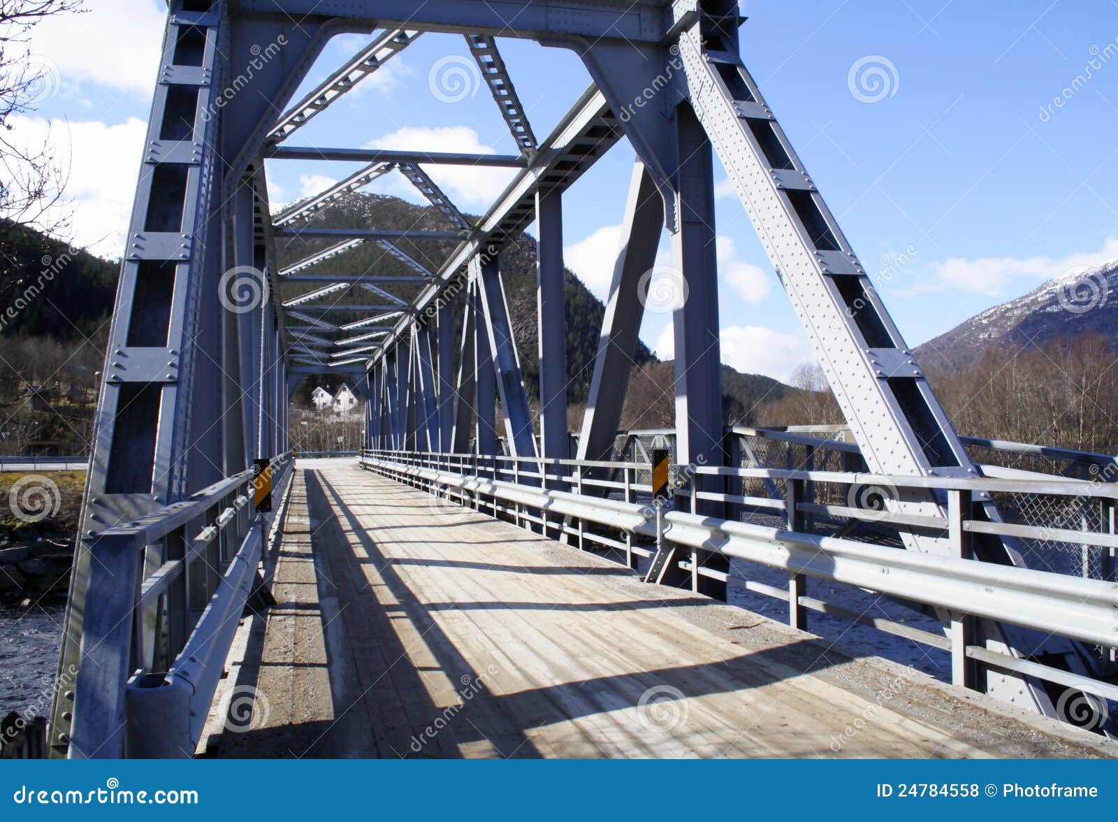 Bridge stock photo. Image of grey, wooden, norway, bridge 24784558