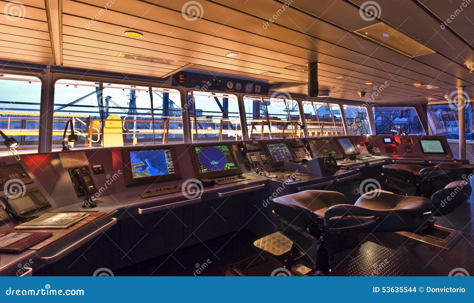 Chart Room Of A Ship