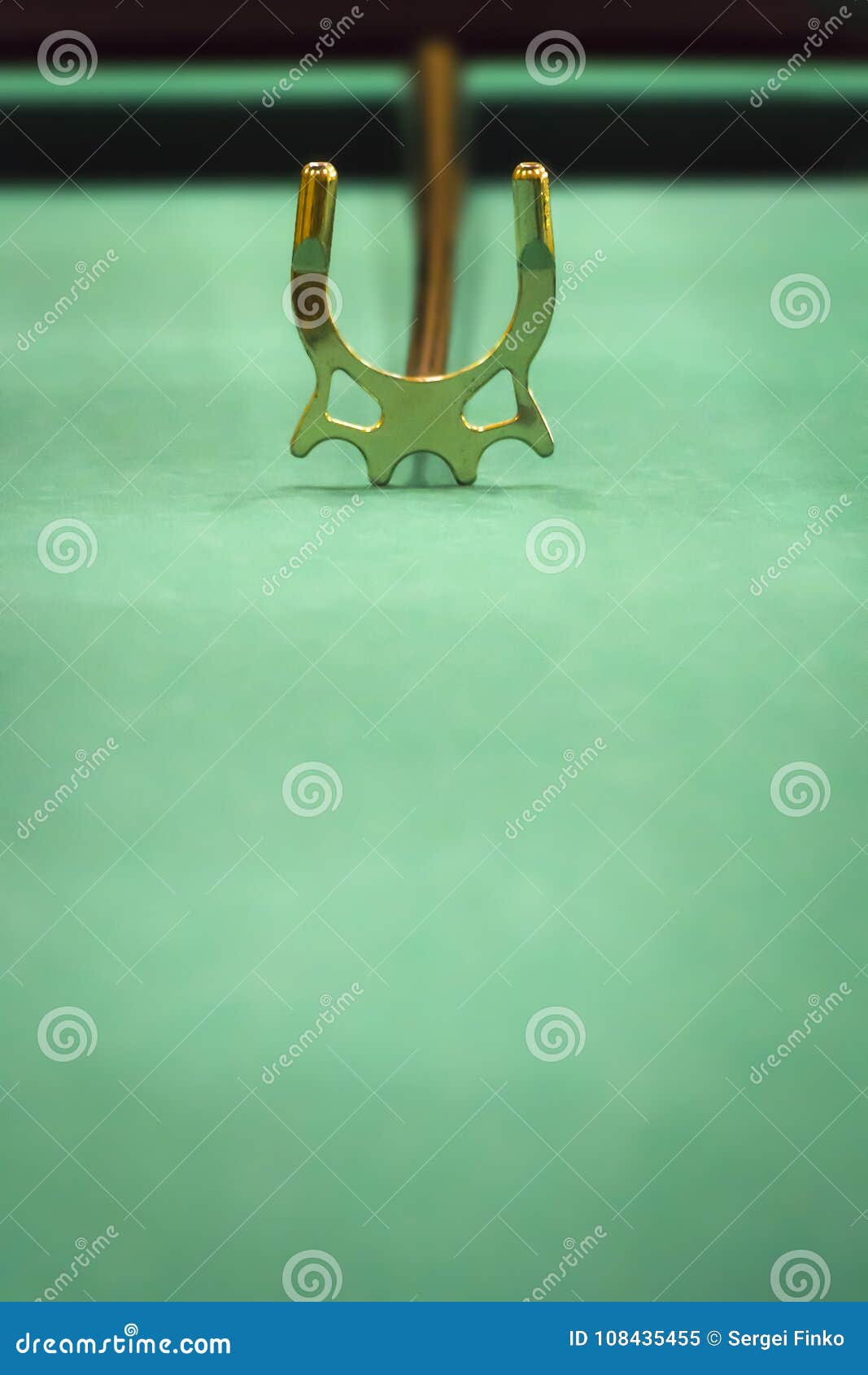 The bridge for billiards stock image. Image of rest 108435455