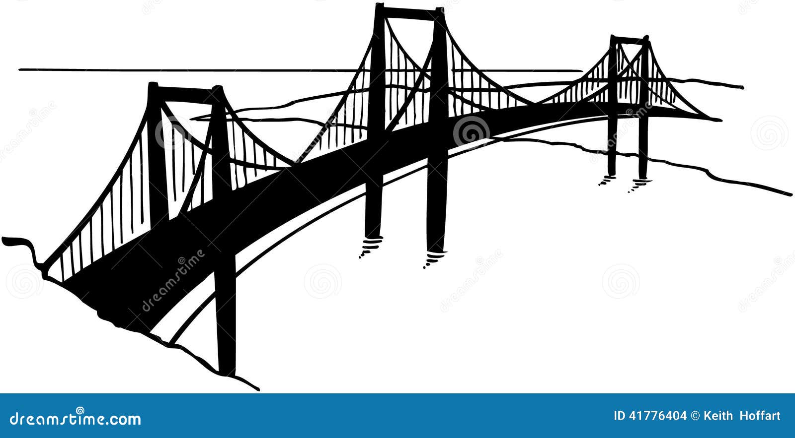 bridge cartoon  clipart