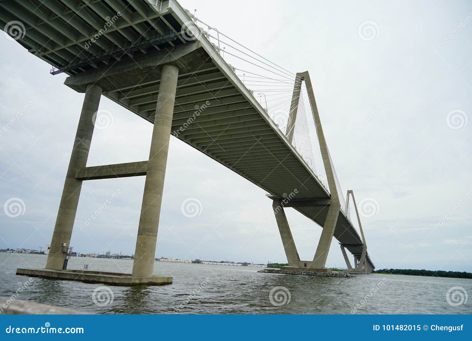 A Bridge in Charleston stock image. Image of front, downtown 101482015