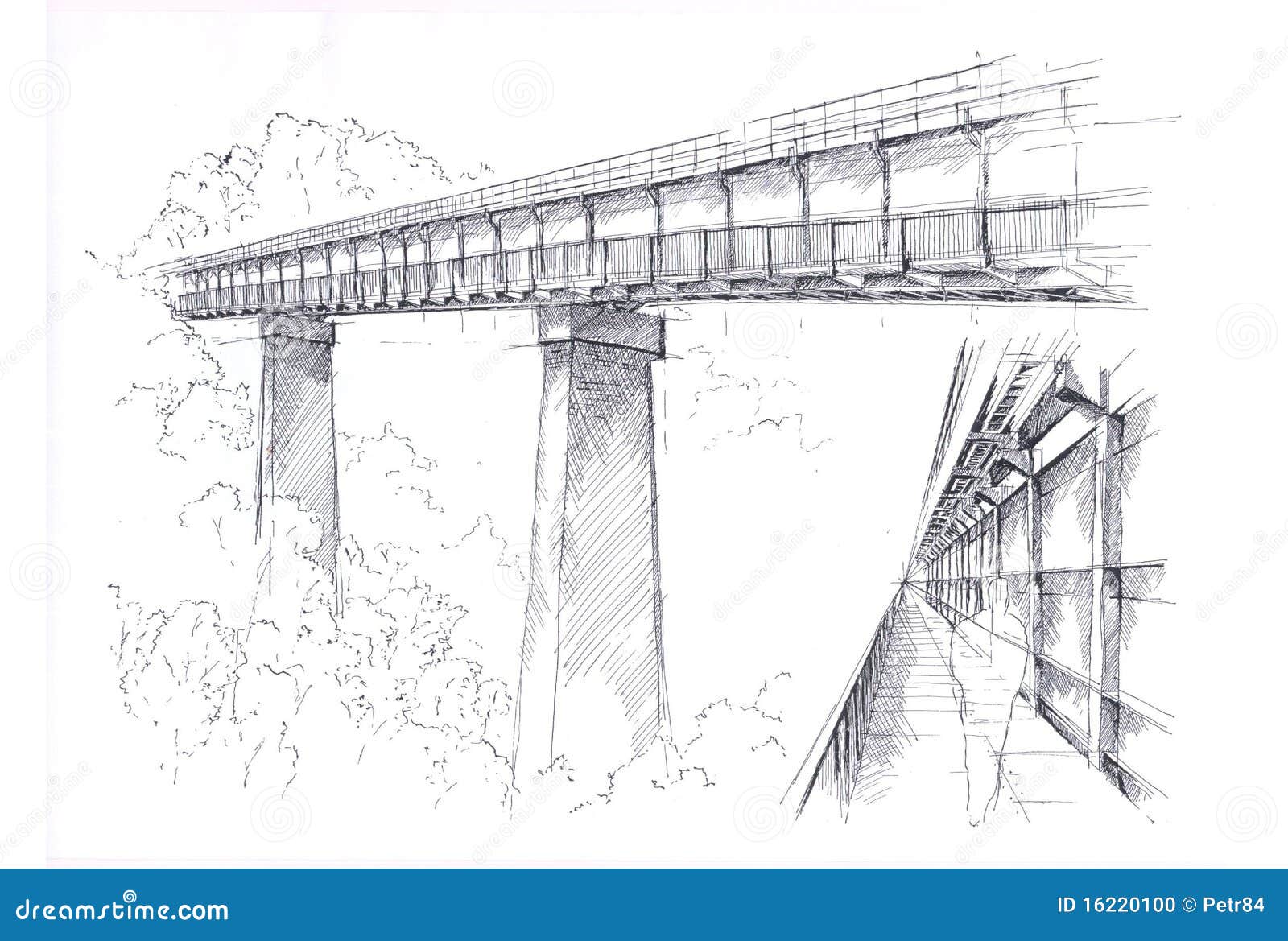 Bridge Drawing Beautiful Image  Drawing Skill