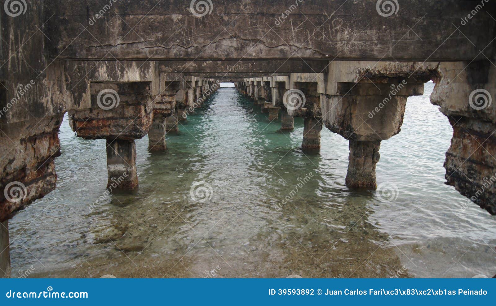 bridge in esperanza, vieques, puerto rico. puente