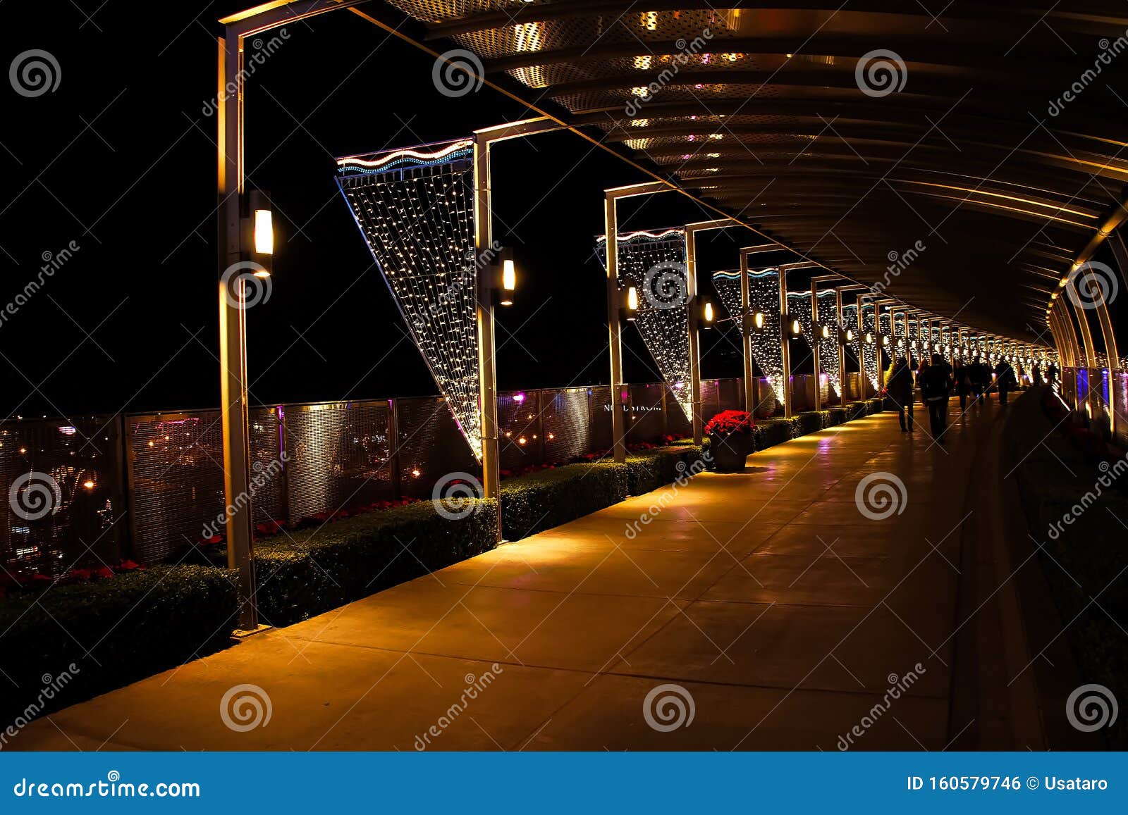 Bridge of Gardens, Pedestrian Walkway that Connects the Two Side of South  Coast Plaza Editorial Photo - Image of building, intersection: 160579746