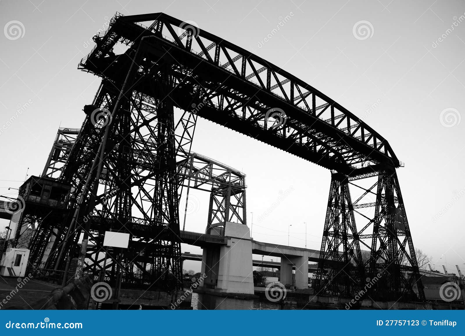 Bridge, in La Boca, Buenos Aires Stock Image - Image of engineering,  attraction: 27757123