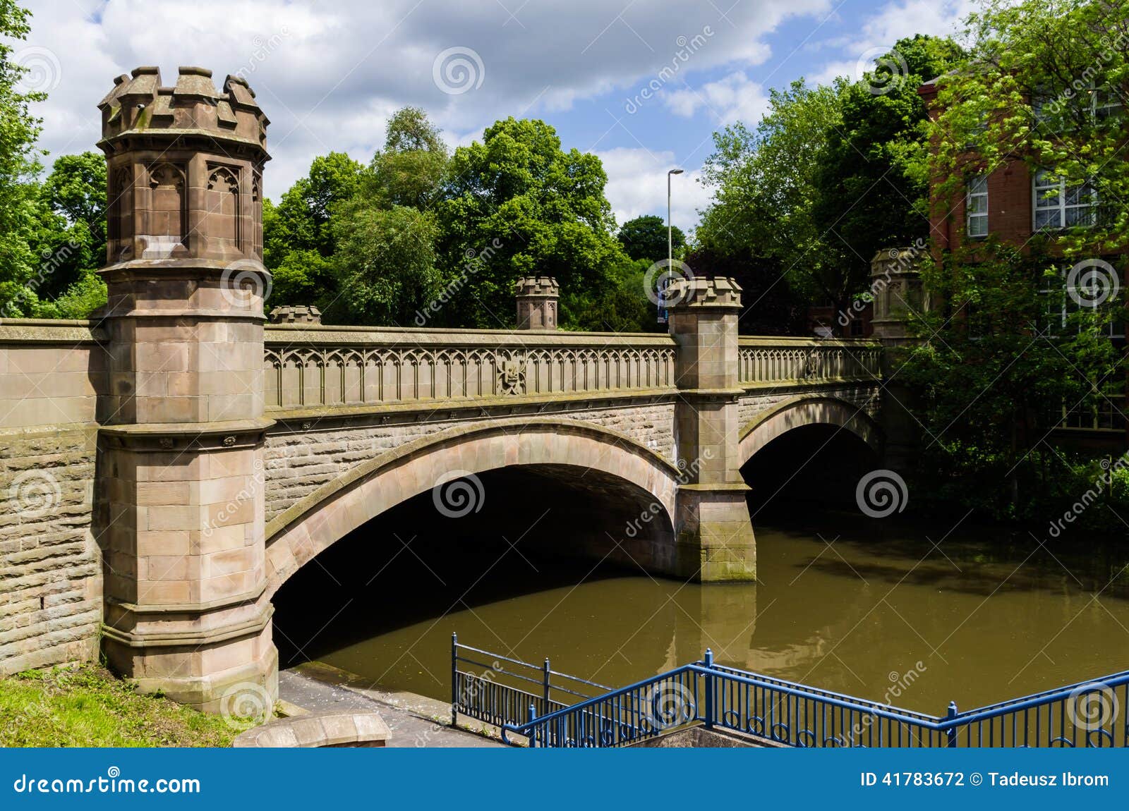 Bridge in Leicester stock photo. Image of european, exterior 41783672