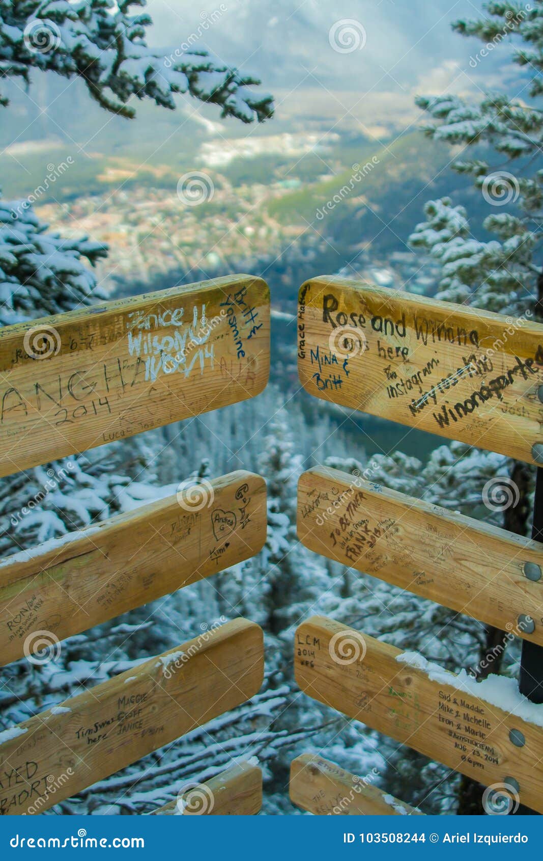 bridge on the mountain , alberta