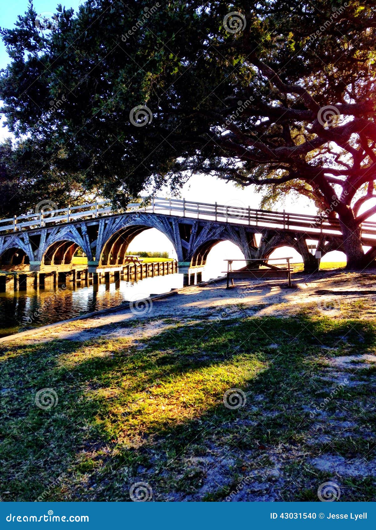 Bridge Outer Banks Currituck North Carolina Stock Photo Image of